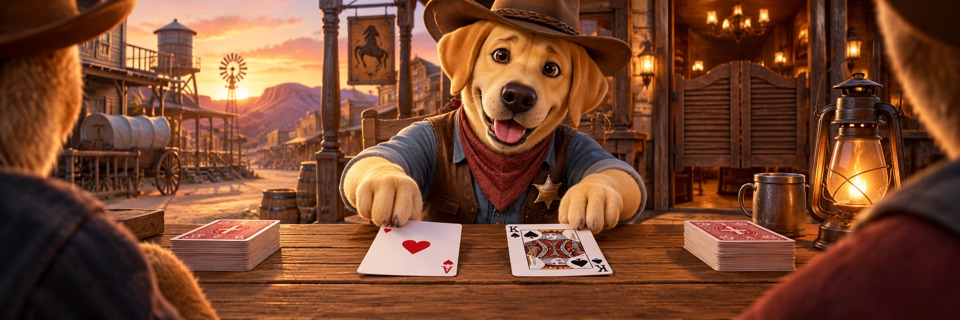 Western-themed mascot artwork for War